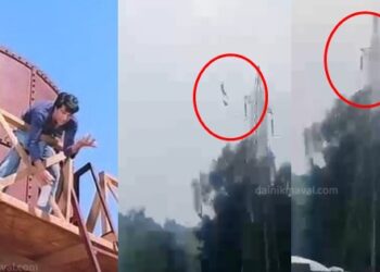 Youth-Climbs-Electricity-Tower