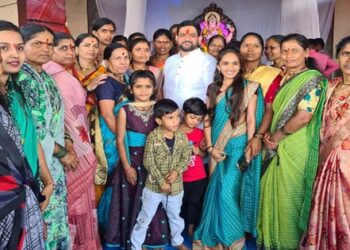 MLA-Sunil-Shelke-Visit-Ganesh-Mandals