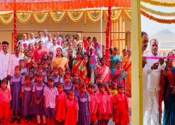 MLA-Sunil-Shelke-Inaugurate-New-Anganwadi