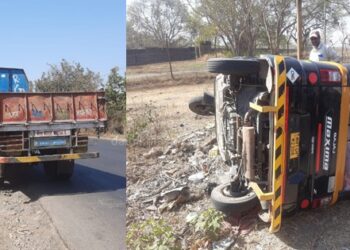 Truck-Rickshaw-Accident
