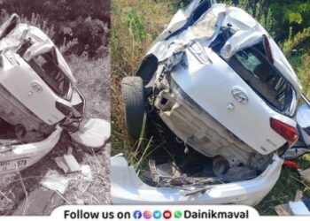 car accident on old Mumbai Pune highway