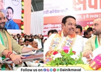 Sunil Shelke and shrirang barne