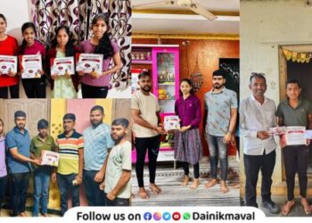 Surprise from MLA Sunil Shelke to students