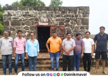 Shiva temple at Visapur Fort