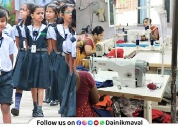 school uniforms stitched by shg groups