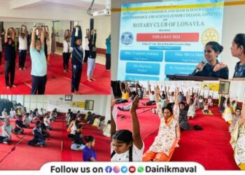 World Yoga Day celebrated in Lonavala College