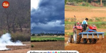Pre-monsoon cultivation work in Maval taluka farm farmer rice