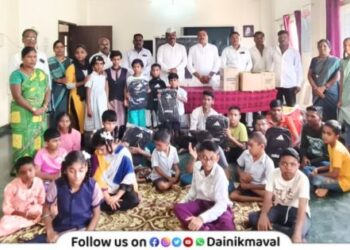 Distribution of school material