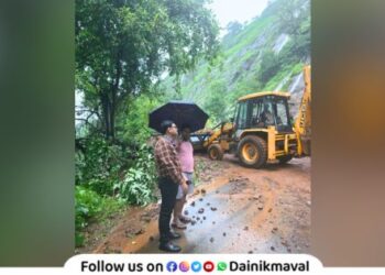 crack fell in tamhini ghat