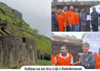 unauthorized construction at Lohgad Fort