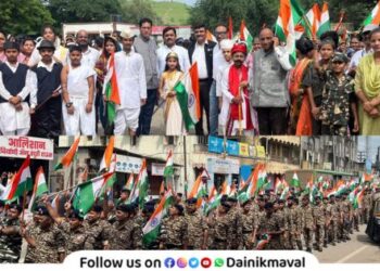 Tiranga Rally through Rotary Club of Talegaon Dabhade