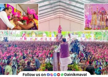 NCP Ajit Pawar Jan Samman Yatra Talegaon Dabhade Maval Taluka MLA Sunil Shelke