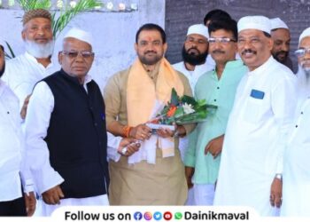 MLA Sunil Shelke felicitated