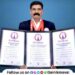 Atish Thorat an art teacher from Maval taluka holds a world record