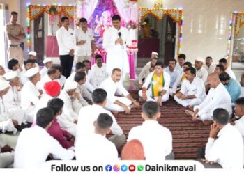 Maval BJP village visit