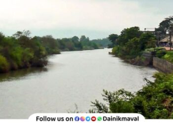 Indrayani river at Kamshet