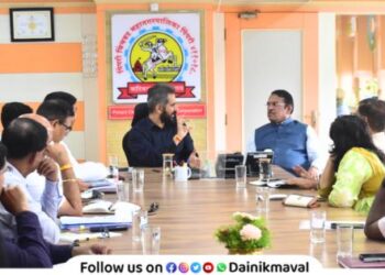 MP Shrirang Barne angry with officials