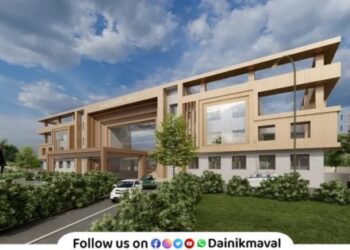 Maval Taluka Tehsil Office New Administrative Building Vadgaon Maval MLA Sunil Shelke