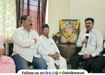 Talegaon city BJP announced support to Mahayuti candidate Sunil Shelke