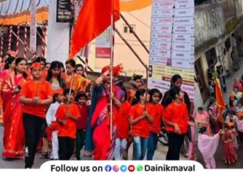 Durga mata Daud in 40 villages of Maval taluka