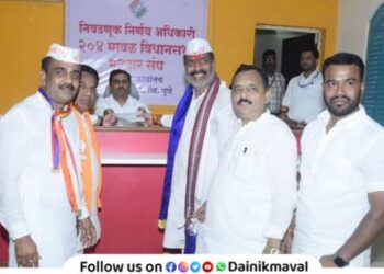 Maval Assembly Constituency Independent candidature application filed by Bapusaheb Bhegde