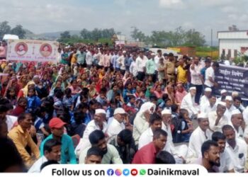 Road Roko Andolan on Mumbai Pune National Highway