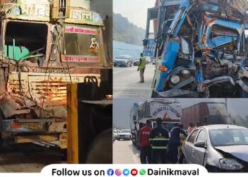Three accidents in one hour on Mumbai Pune Expressway