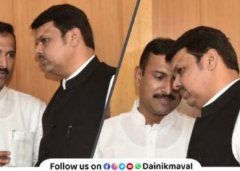 Bala Bhegde and Devendra Fadnavis