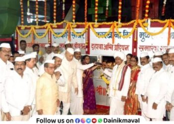 Boiler fire lighting ceremony of Sant Tukaram Cooperative Sugar Factory