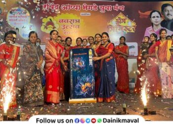 On occasion of Navratri Festival at Takwe Budruk Home Minister Competition organized enthusiastically