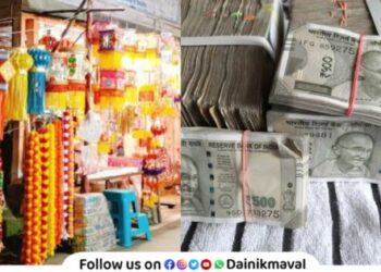 During Diwali there is turnover of crores in markets of Maval taluka
