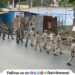 Maval Legislative Assembly Election Police route march in Talegaon Dabhade