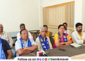 RPI leader Suryakant Waghmare press conference at Lonavla Maval Assembly Election