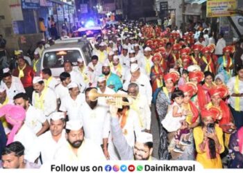 Strong response to Bapusaheb Bhegde campaign rally at Vadgaon Maval Kamshet