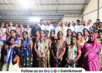 Spontaneous response of citizens to ward wise campaign of MLA Sunil Shelke in Lonavala