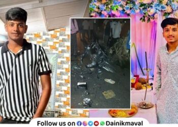 Bike accident of youth while returning from pilgrimage to Sajgaon Two youths died