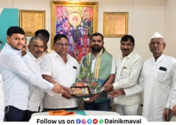 Sharad Bhongade as President of Shree Dolasnath Urban Cooperative Credit Institution Talegaon News