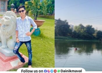 14 year old boy died after drowning in Indrayani river at Varale Village Maval