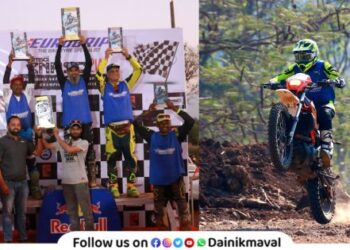 FMSCI Indian National Rally Sprint Championship for two-wheelers concluded at Nanoli in Maval taluka