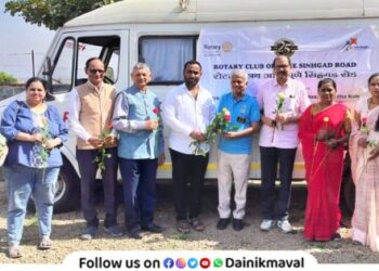 Free health checkup camp for senior citizens of varu and Bramhanoli villages maval