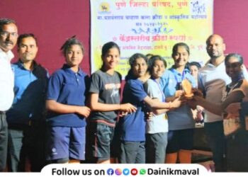 Zilla Parishad takwe Budruk School dominates in central level competitions Maval News