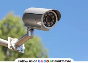 Installation of CCTV cameras started at important places in Vadgaon Maval city