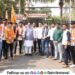 youth activists of Pimpri Chinchwad publicly joined Shiv Sena Party in presence of MP Shrirang Barane