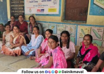 Free health camp for villagers of Bramhanoli and Waru villages Maval News