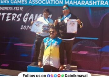 State Master Games sports competition at Nashik Gold medal for contestants from Dehu Road Maval