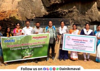 Cleanliness campaign in Karla Caves area