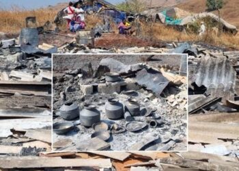 अचानक लागलेल्या आगीत राहते घर आणि गोठा जळून खाक, मावळमधील शिवली गावातील दुर्दैवी घटना । Maval News