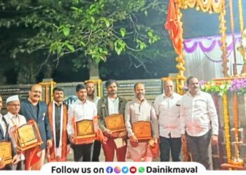 sardar mahadji shinde Victory Day celebration at Vadgaon Maval in excitement