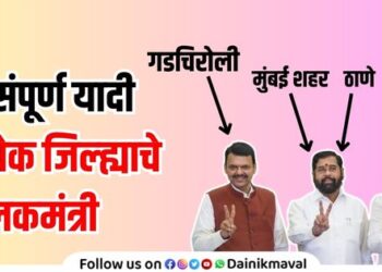 Guardian Ministers of All Districts of Maharashtra