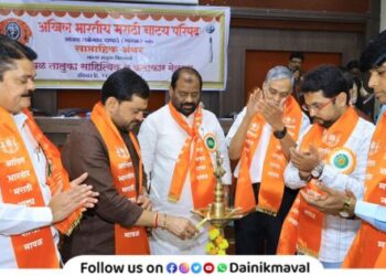 MLA Sunil Shelke inaugurated Maval Taluka Literary and Artist Gathering